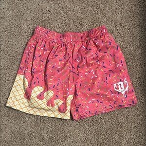 Baseball Lifestyle Pink Ice Cream Sprinkle Shorts
